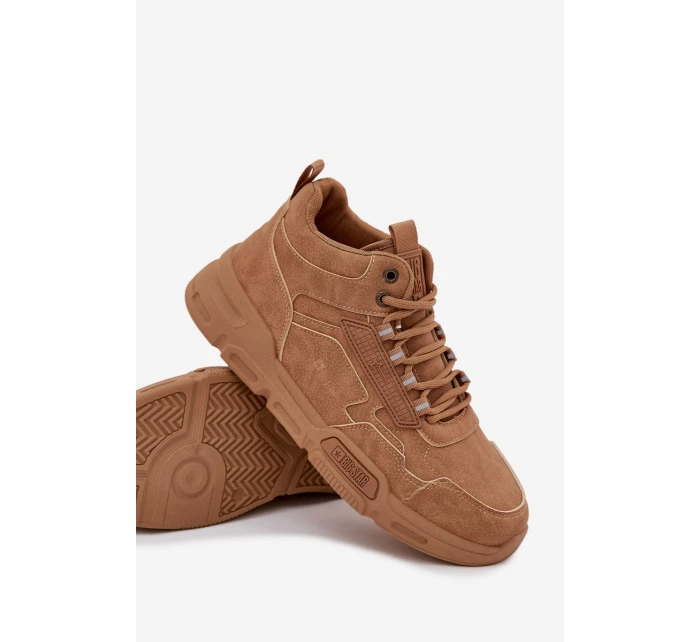 Pánské tenisky Big Star SS174281 HI-POLY SYSTEM Světle hnědé