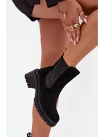Dámské Zateplené Kotníkové Boty Na Klíně Černé Zoralia Dámské Zateplené Kotníkové Boty Na Klíně Černé Zoralia