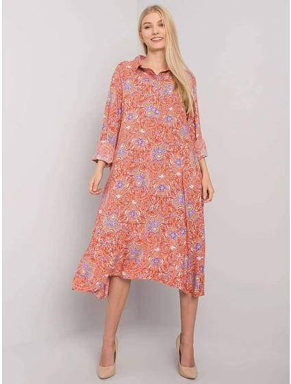 Šaty EM SK  tmavě oranžová model 16175328 - FPrice