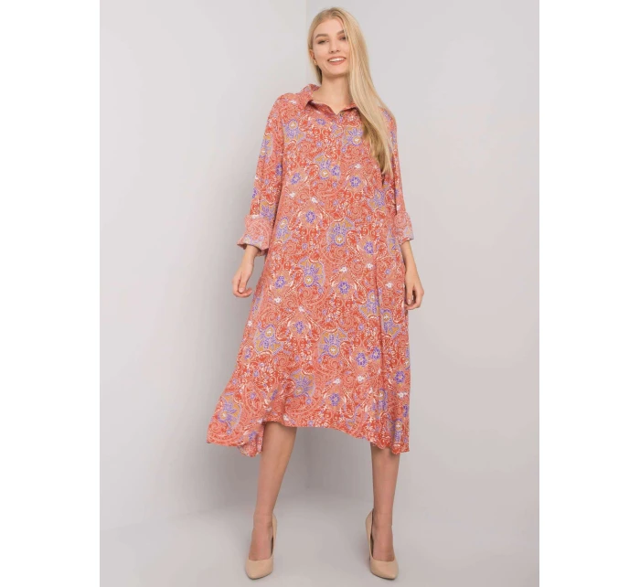 Šaty EM SK 2909 1.10P tmavě oranžová