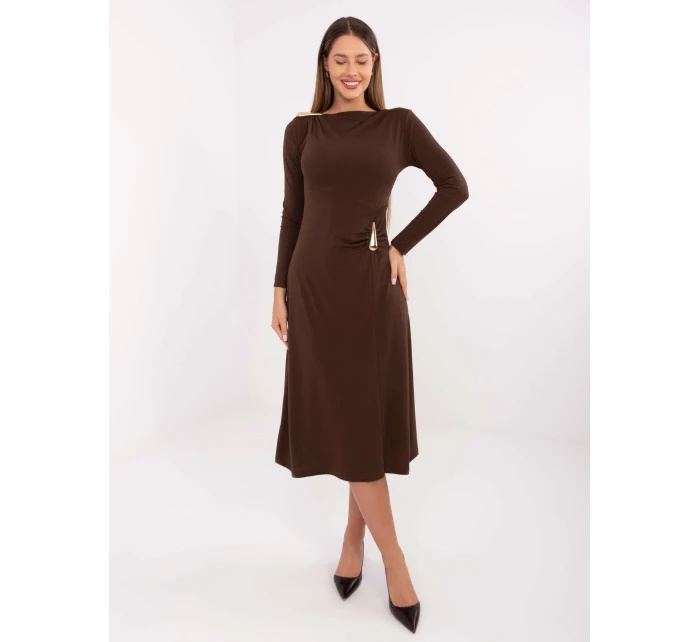 Šaty IT SK 21900.00 hnědá Šaty IT SK 21900.00 hnědá