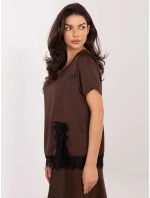 Bluzka MI BZ model 21795607 brązowy - FPrice Bluzka MI BZ model 21795607 brązowy - FPrice