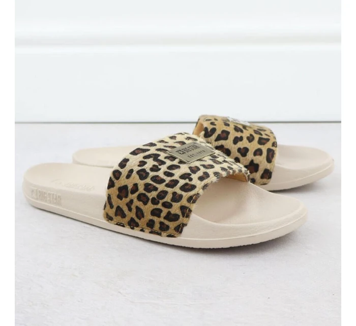 Dámské plážové žabky beige model 21905105