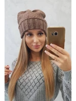 Dámská čepice Danuta K331 mocca Dámská čepice Danuta K331 mocca