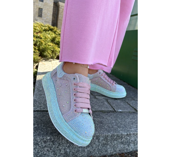 Zdobené sneakersy na platformě GOE RR2N4009 Multikolor