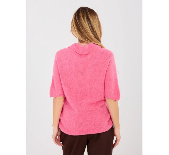 Sweter MI SW model 21937095 ciemny różowy - FPrice