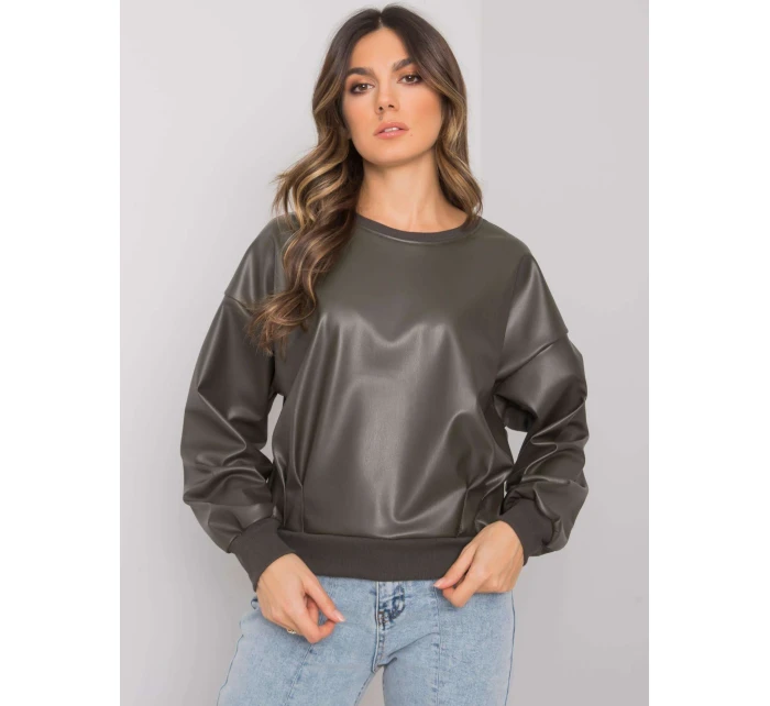 Mikina RV BL 7352.52 tmavá khaki