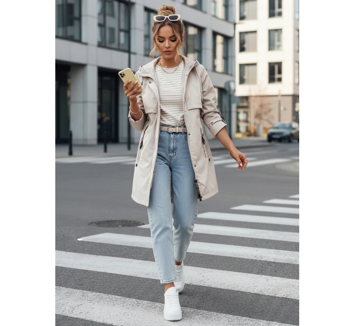 Dámská přechodná bunda parka MEROY šedá FashionStreet TY4287 Dámská přechodná bunda parka MEROY šedá FashionStreet TY4287