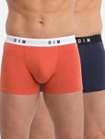 Pánské boxerky 2 ks DIM BOXER ORIGINAL 2x - DIM - oranžová