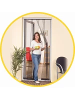 LAMELOVÁ MOSKYTIÉRA 100X220 POLYESTER+PÁSEK NA SUCHÝ ZIP