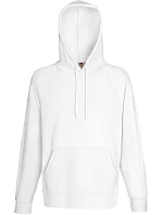 Fruit of the Loom Lightweight Hooded Sweat Pánská raglánová mikina s kapucí 16.2140 white Fruit of the Loom Lightweight Hooded Sweat Pánská raglánová mikina s kapucí 16.2140 white