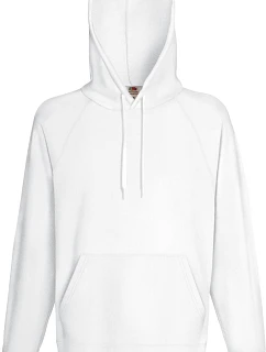 Lightweight Hooded Sweat Pánská raglánová mikina s kapucí model 22445970 white - Fruit of the Loom