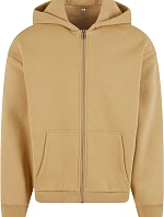 Build your Brand BY 285 Pánská mikina s kapucí z těžké bavlny "Fluffy" 56.0285 union beige