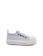 Dětské látkové tenisky BIG STAR model 21594703 Modrá - Big Star Shoes Dětské látkové tenisky BIG STAR model 21594703 Modrá - Big Star Shoes