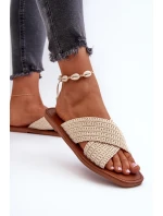 Dámské ploché žabky Big Star model 21653849 béžové - Big Star Shoes