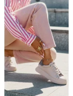 Dámské Tenisky Z Eko Kůže Big Star model 21693183 Béžové - Big Star Shoes