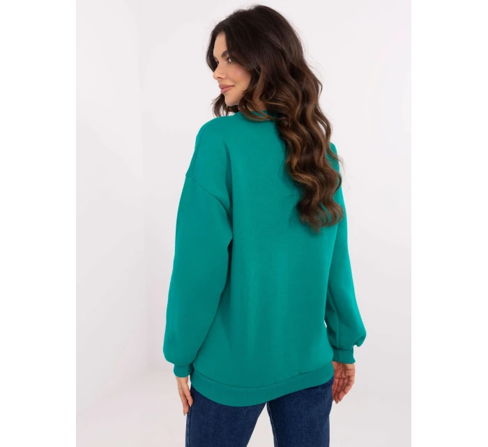Mikina EM BL 617 model 20822490 tyrkysová - FPrice Mikina EM BL 617 model 20822490 tyrkysová - FPrice