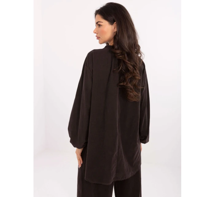 Koszula IT KS model 21722865 ciemny brązowy - FPrice