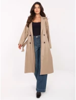 Płaszcz IT PL model 21334818 beżowy - FPrice Płaszcz IT PL model 21334818 beżowy - FPrice