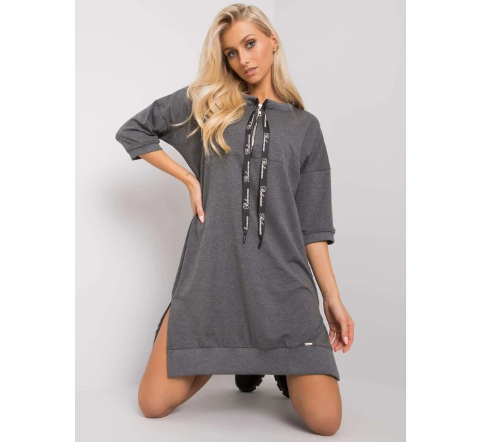 Šaty RV SK 6273.47P tmavě šedá