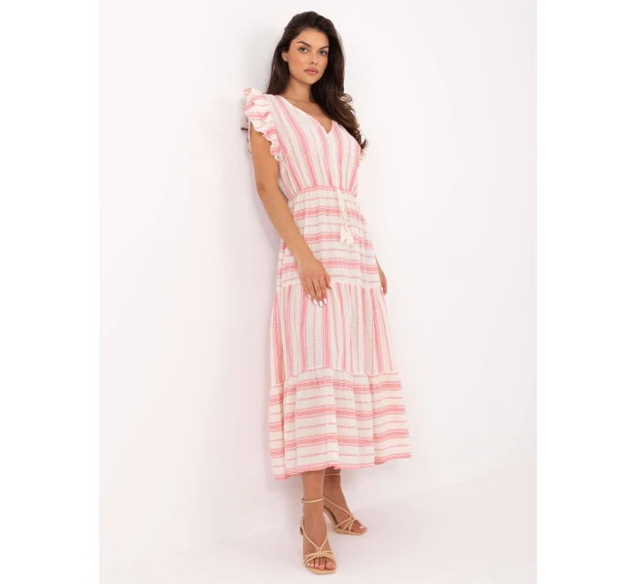 Sukienka TW SK BI model 21207265 biało różowy - FPrice