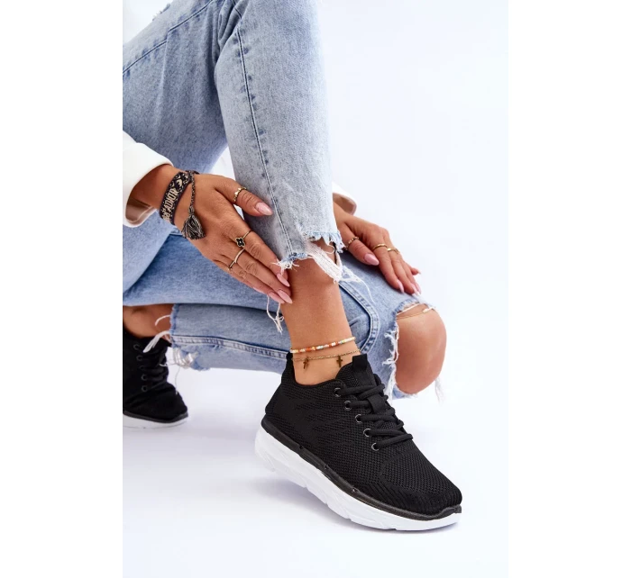 Dámská šněrovací sportovní obuv Černá Lavarone Dámská šněrovací sportovní obuv Černá Lavarone