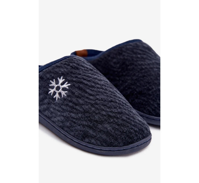 Pánské domácí pantofle Darline – granátové