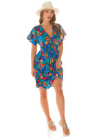 Sexy Koucla short sleeve Minidress with model 19633661 Print - Style fashion