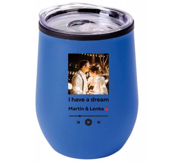 Termohrnek "bowl" s vlastním odkazem na oblíbenou písničku Termohrnek "bowl" s vlastním odkazem na oblíbenou písničku