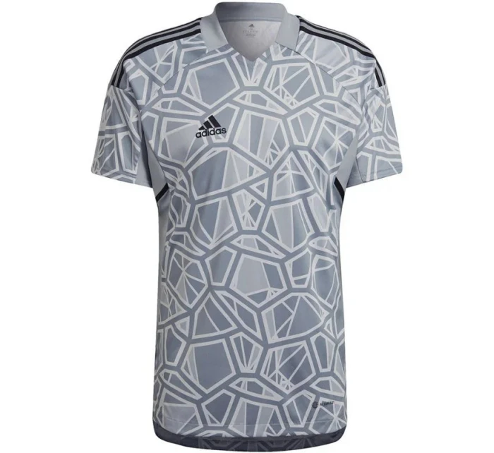 Pánský brankářský dres Condivo 22 HB1622 Šedý s béžovou vzor - Adidas
