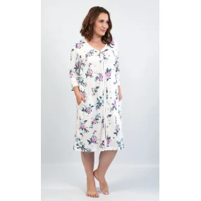 Dámské domácí šaty s tříčtvrtečním rukávem Kristýna
