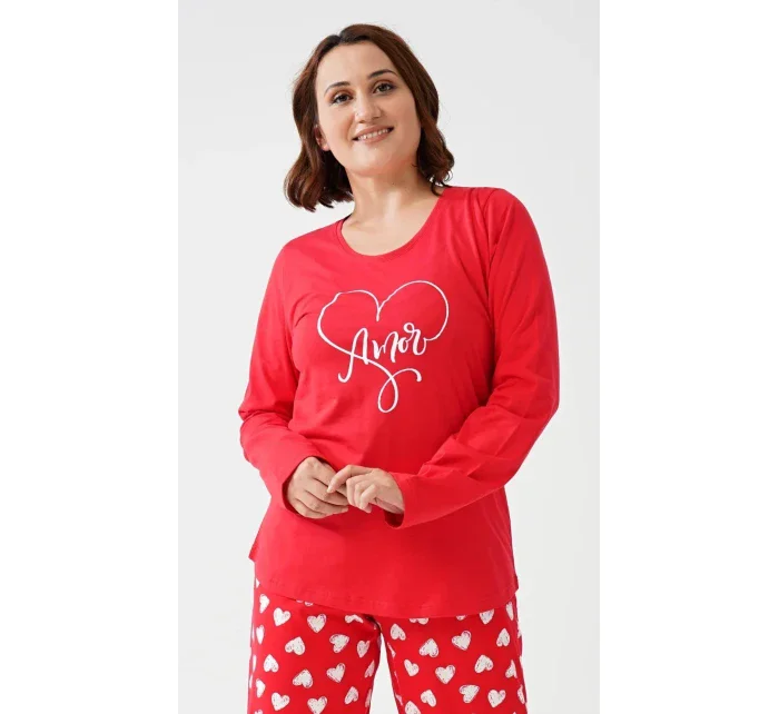 Dámské pyžamo dlouhé Amore mio