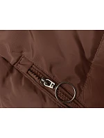 Zimní bunda v barvě s kapucí model 21246037 - LHD Zimní bunda v barvě s kapucí model 21246037 - LHD