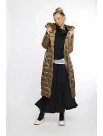 prošívaný kabát s kapucí model 21247349 - Ann Gissy