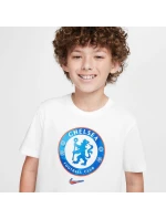 Tričko Nike Chelsea FC Crest Tee Jr HM9485-100 Tričko Nike Chelsea FC Crest Tee Jr HM9485-100
