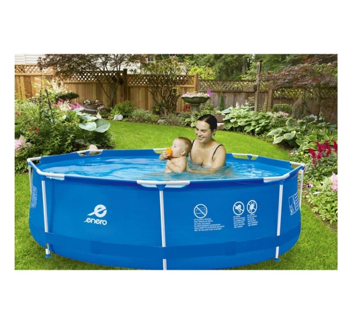 OVÁLNÝ RÁMOVÝ BAZÉN S FILTRAČNÍM ČERPADLEM 360X76CM ENERO