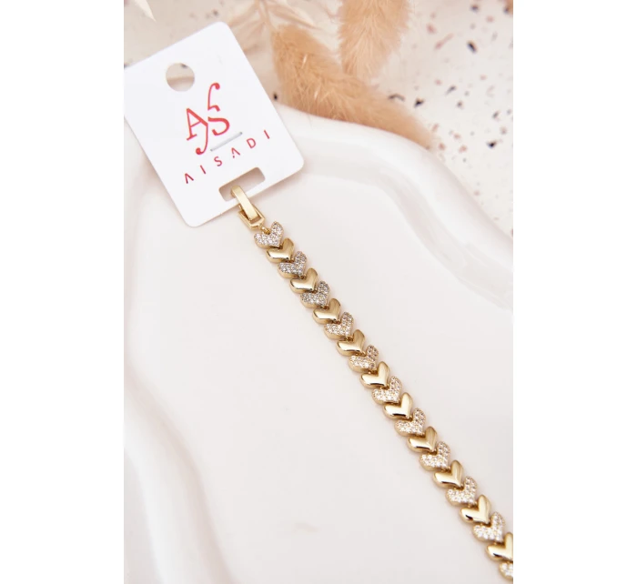 Dámský náramek model 21776911 se zirkony zlatý - Boto Dámský náramek model 21776911 se zirkony zlatý - Boto