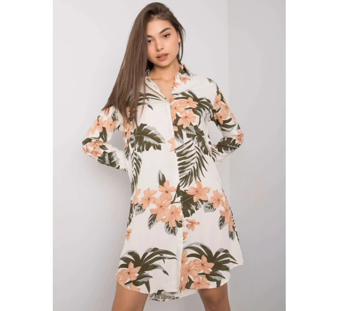 Sukienka TO KS jasny beżowy model 21011461 - FPrice Sukienka TO KS jasny beżowy model 21011461 - FPrice