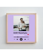 Personalizovaný plakát v rámu - čtverec 20x20 - hudební přehrávač Personalizovaný plakát v rámu - čtverec 20x20 - hudební přehrávač