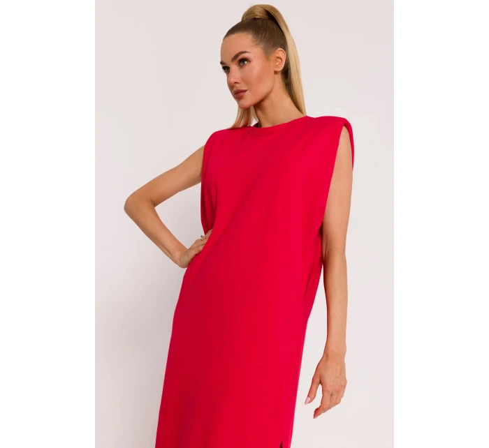Dámské šaty model 20705890 červené - Moe Dámské šaty model 20705890 červené - Moe