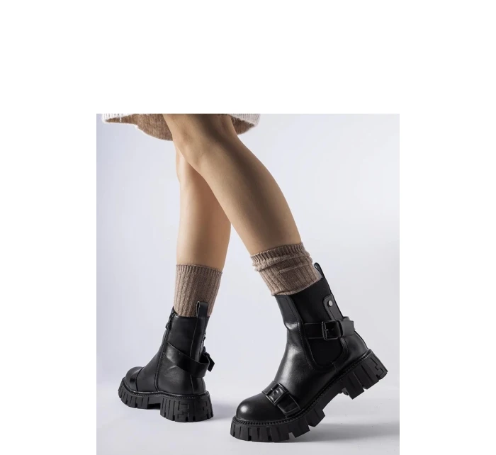 Boty na podpatku  model 205078 Solea