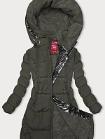Zimní bunda s kapucí khaki (2M-231)