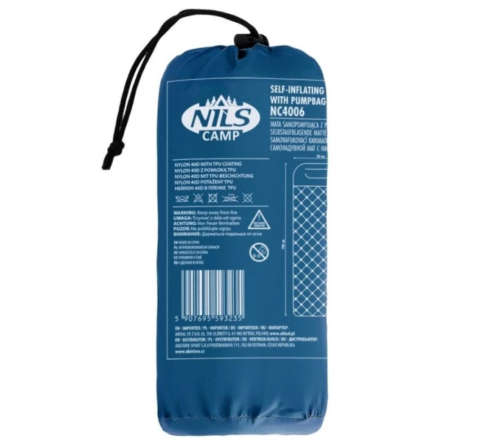 Turistická podložka Nils Camp NC4006 s pumpičkou - 5 cm 15-05-019 Turistická podložka Nils Camp NC4006 s pumpičkou - 5 cm 15-05-019