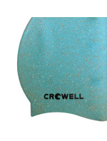 Silikonová plavecká čepice Crowell Recycling Pearl ve světle modré barvě.6
