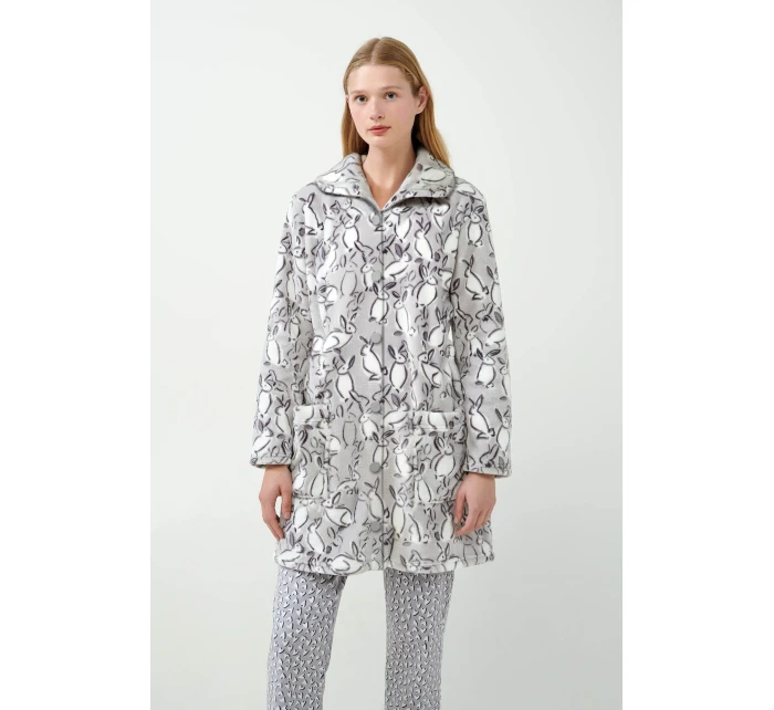 Župan s knoflíky a potiskem   model 20517593 - Vamp