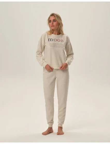 Dámská tepláková souprava Fune 41887-80X Beige - Henderson Ladies Dámská tepláková souprava Fune 41887-80X Beige - Henderson Ladies