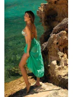 Dámské dvoudílné plavky Mykonos 2 S936MN2 zelené se vzorem - Self