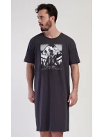 Pánská noční košile s krátkým rukávem Mountain