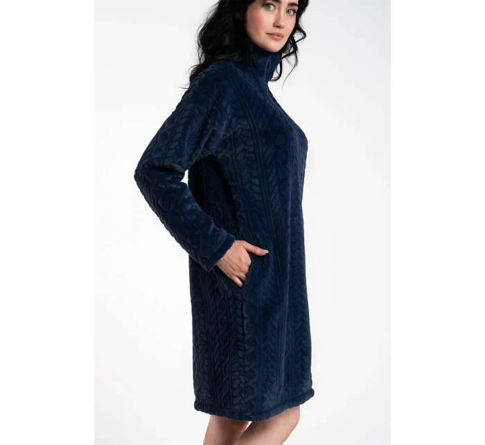 Italská móda Rena dlouhá barva: tmavě modrá