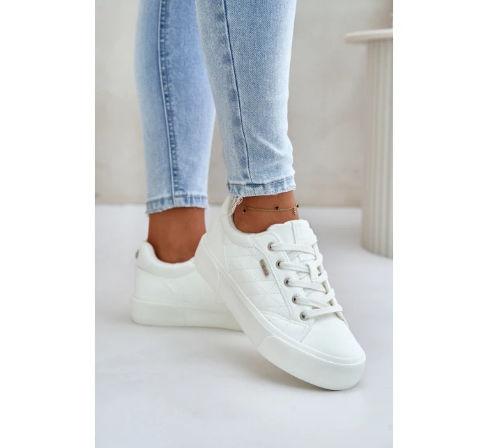 Dámské Tenisky Na Platformě Zateplené Big Star model 21675224 Bílé - Big Star Shoes Dámské Tenisky Na Platformě Zateplené Big Star model 21675224 Bílé - Big Star Shoes